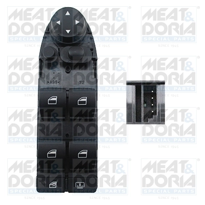 Switch, window regulator